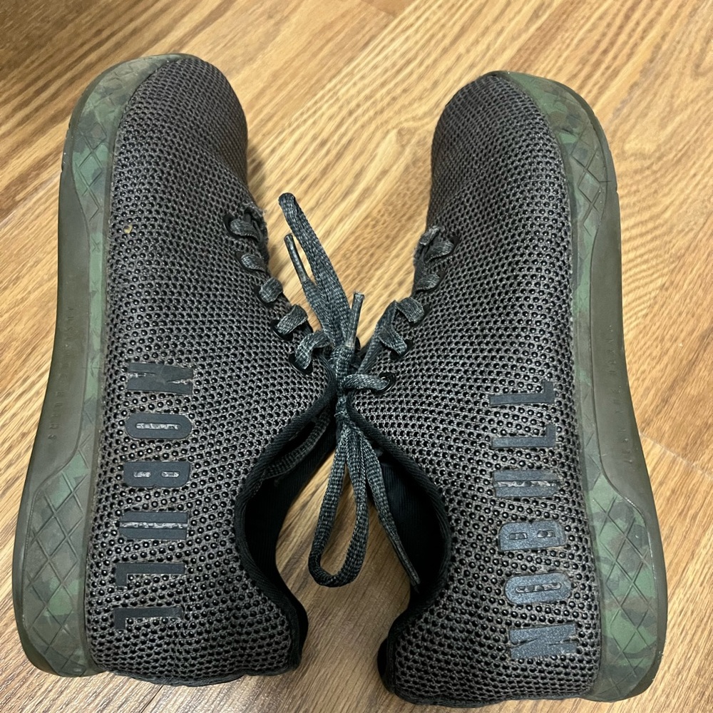 No Bull sneakers. OD green. Size 7.5.